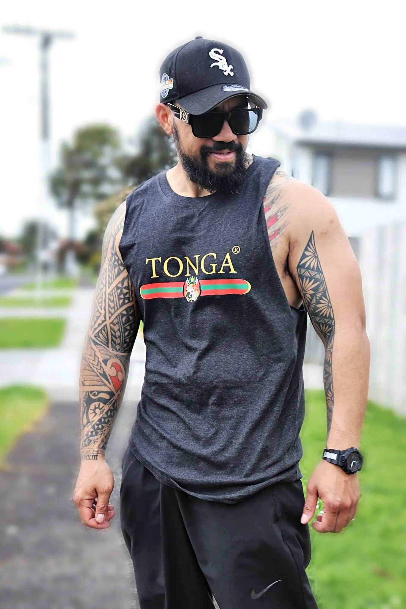 TONGA TANK SINGLET STREET CULTURE CO