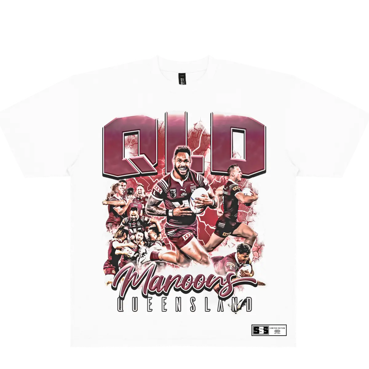 QLD HEAVYWEIGHT GRAPHIC TEE STREET CULTURE CO