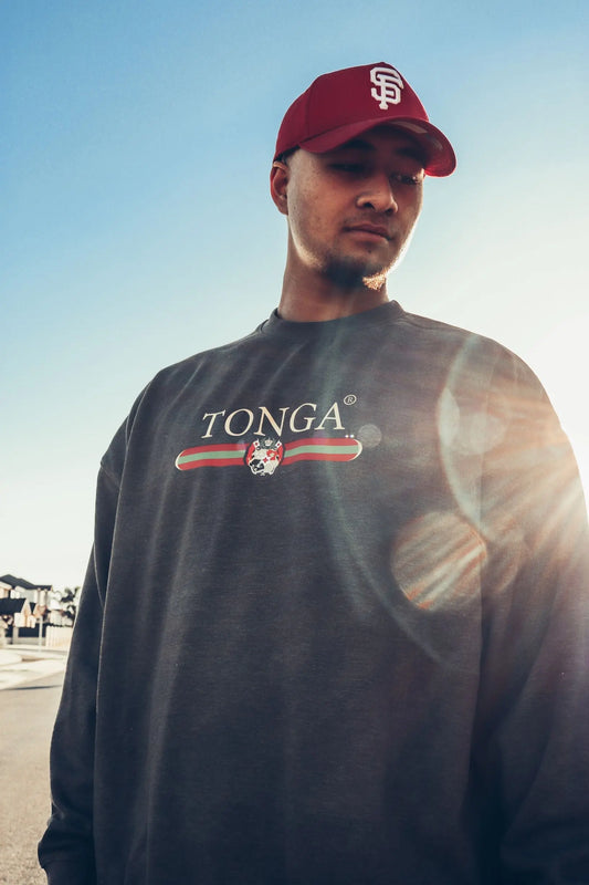 TONGA CREWNECK SWEATSHIRT STREET CULTURE CO