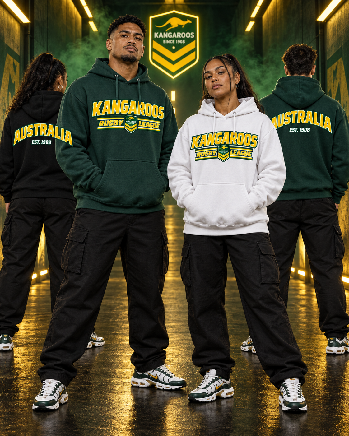 Australia Kangaroos Rugby League Hoodie ’26