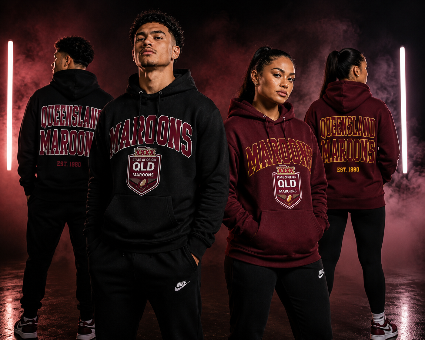 QLD MAROONS HOODIES