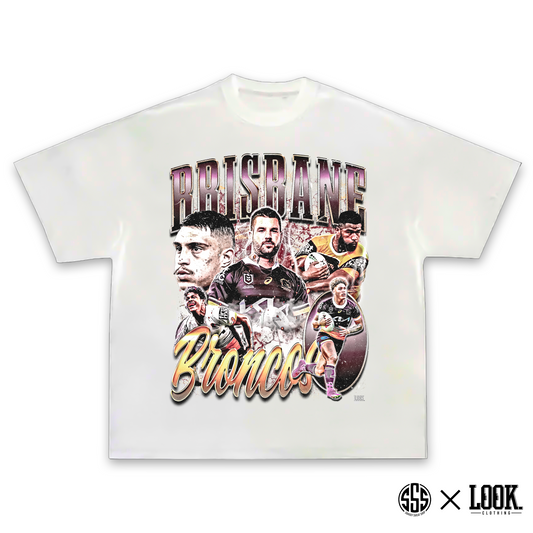 Brisbane Broncos - ADULTS Graphic Tee x LOOK.