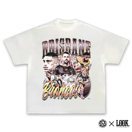 Brisbane Broncos - ADULTS Graphic Tee x LOOK. STREET CULTURE CO