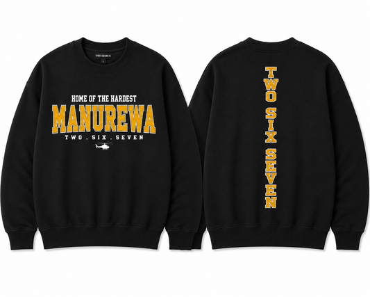 MANUREWA HARD 267 CREWNECK