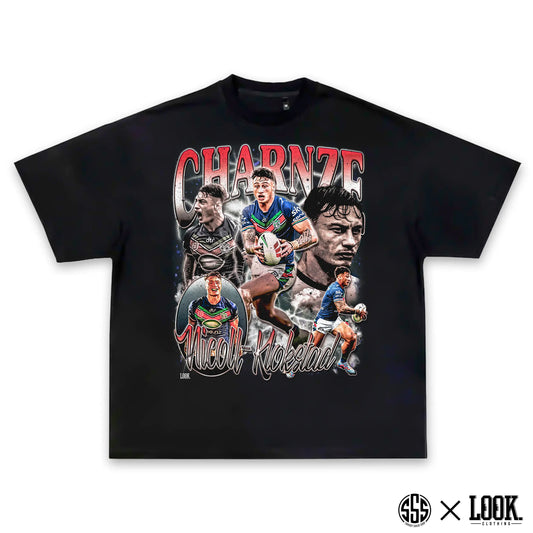 Charnze Nicoll-Klokstad (NZ Warriors) - ADULTS Graphic Tee x LOOK. STREET CULTURE CO