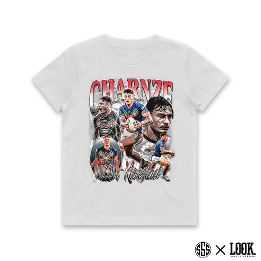 Charnze Nicoll-Klokstad (NZ Warriors) - KIDS Graphic Tee x LOOK. STREET CULTURE CO