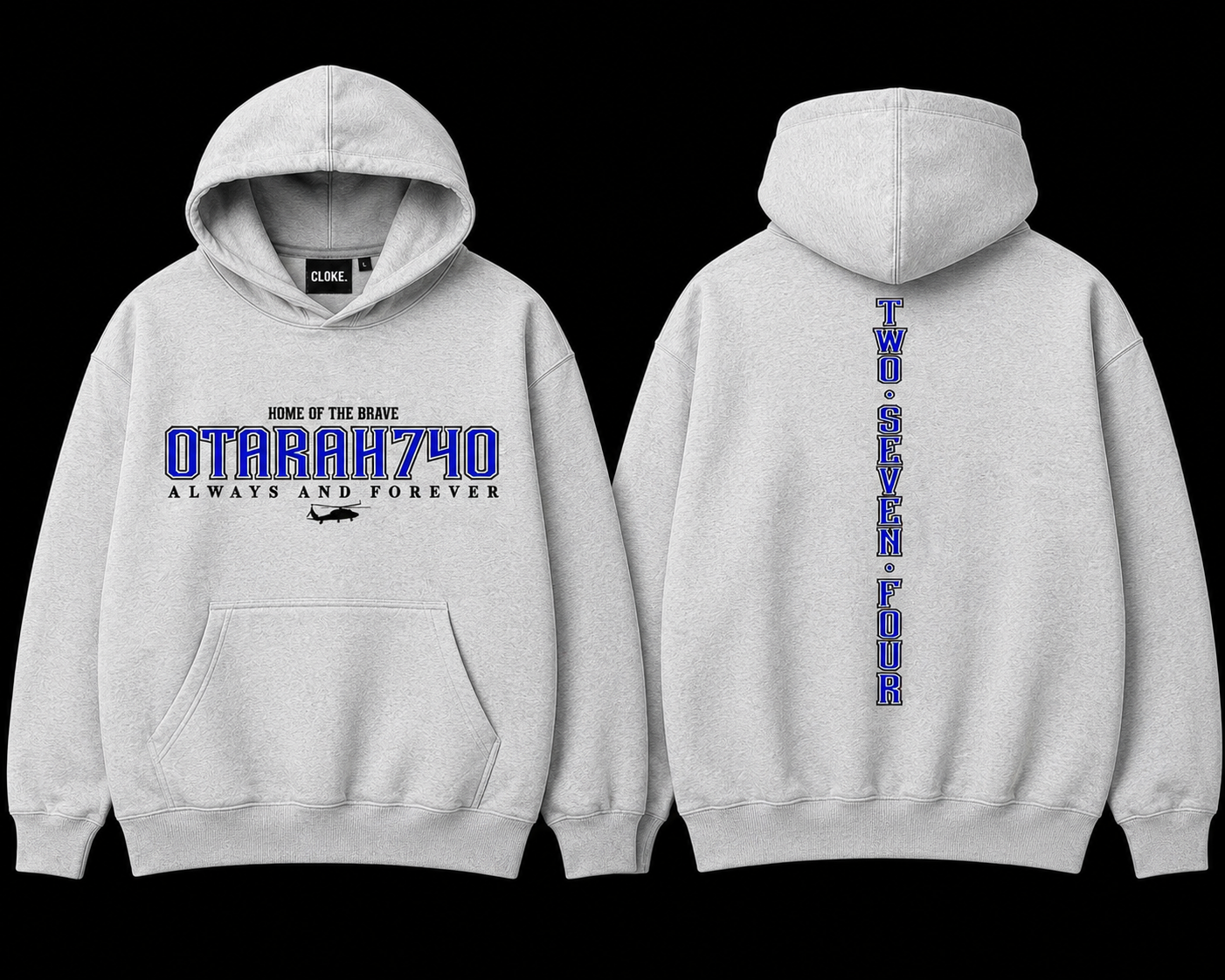 Otara Blue 274 Hoodie