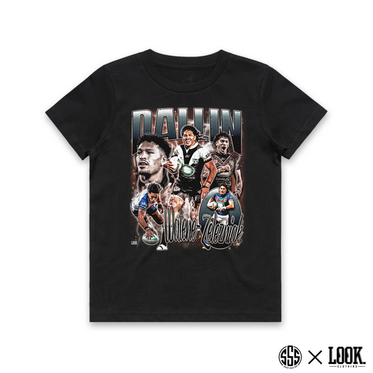 Dallin Watene-Zelezniak (NZ Warriors) - KIDS Graphic Tee x LOOK.