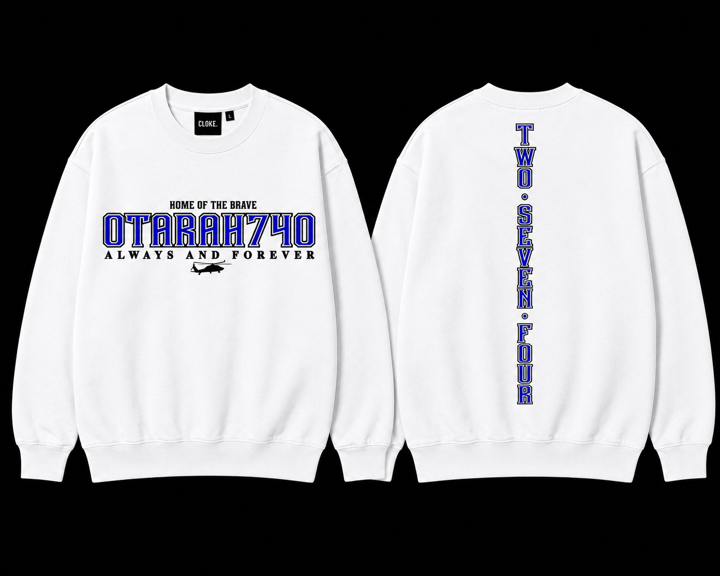 OTARA BLUE 274 CREWNECK