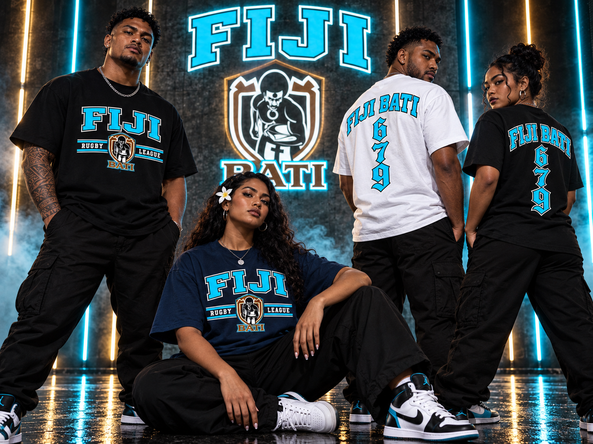 Fiji Bati Rugby League Tee 26
