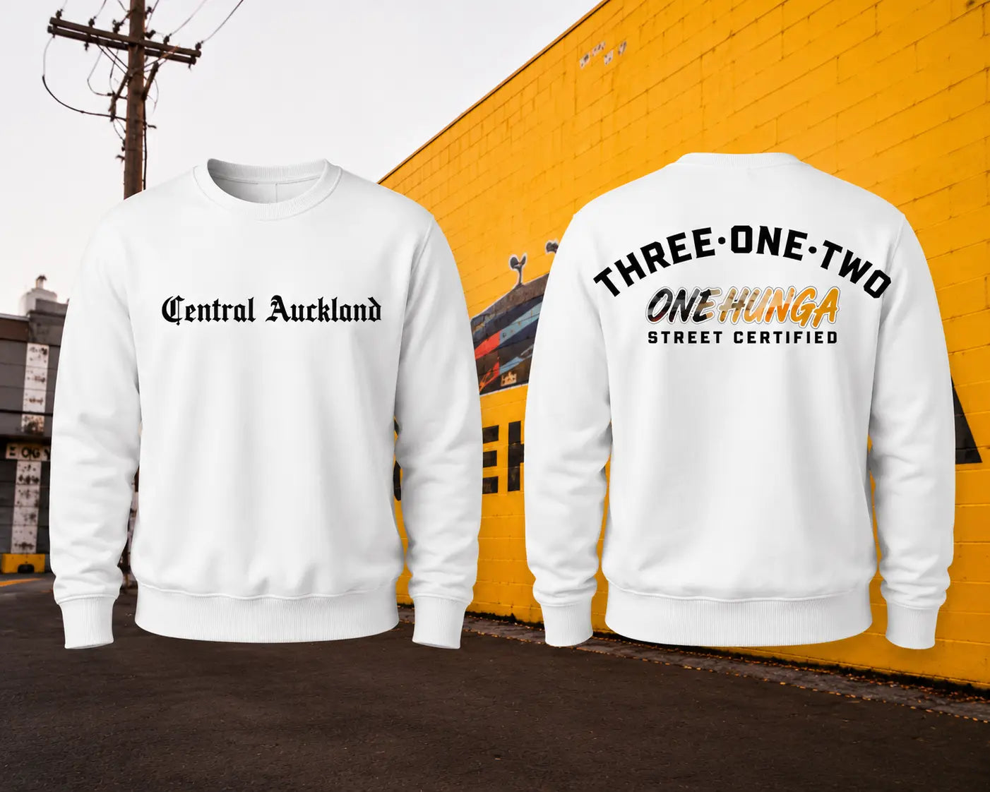 ONEHUNGA 312 CREWNECK STREET CULTURE CO