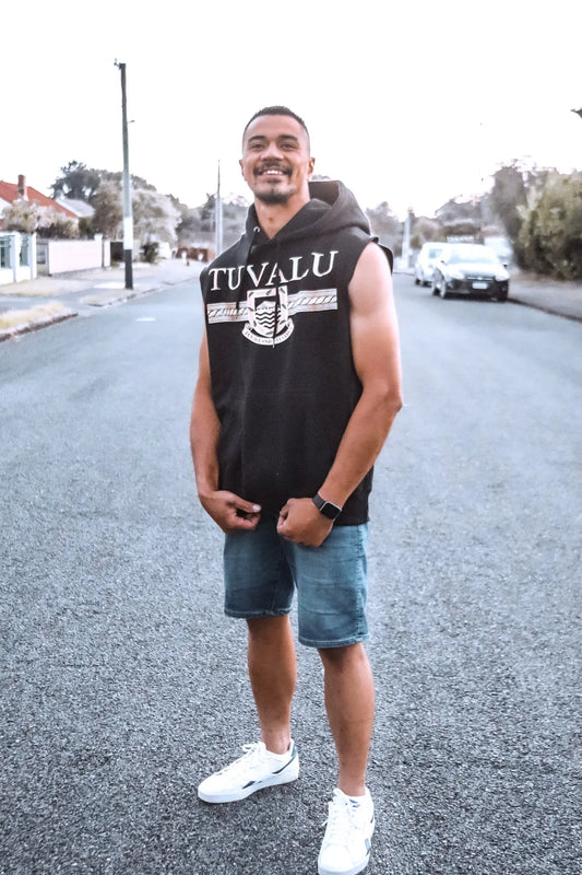 TUVALU SLEEVELESS HOODIE STREET CULTURE CO