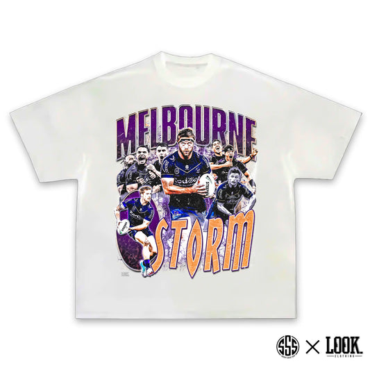 Melbourne Storm - ADULTS Graphic Tee x LOOK. STREET CULTURE CO