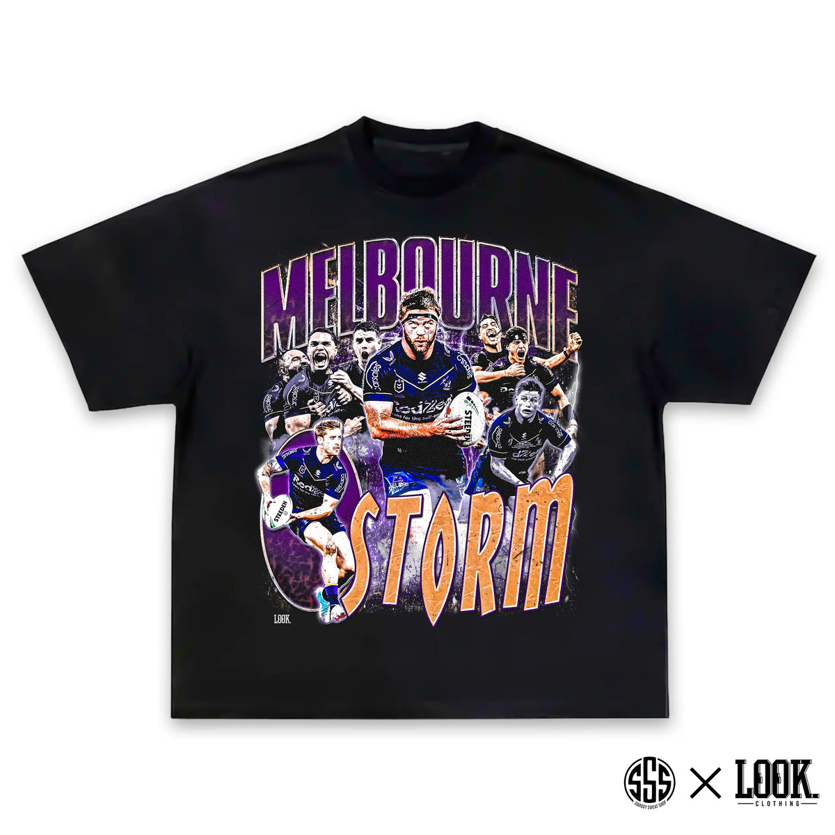 Melbourne Storm - ADULTS Graphic Tee x LOOK. STREET CULTURE CO