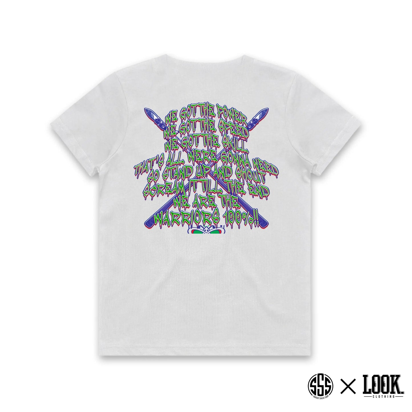 UP THE WAHS! 100% - KIDS Graphic Tee x LOOK. STREET CULTURE CO