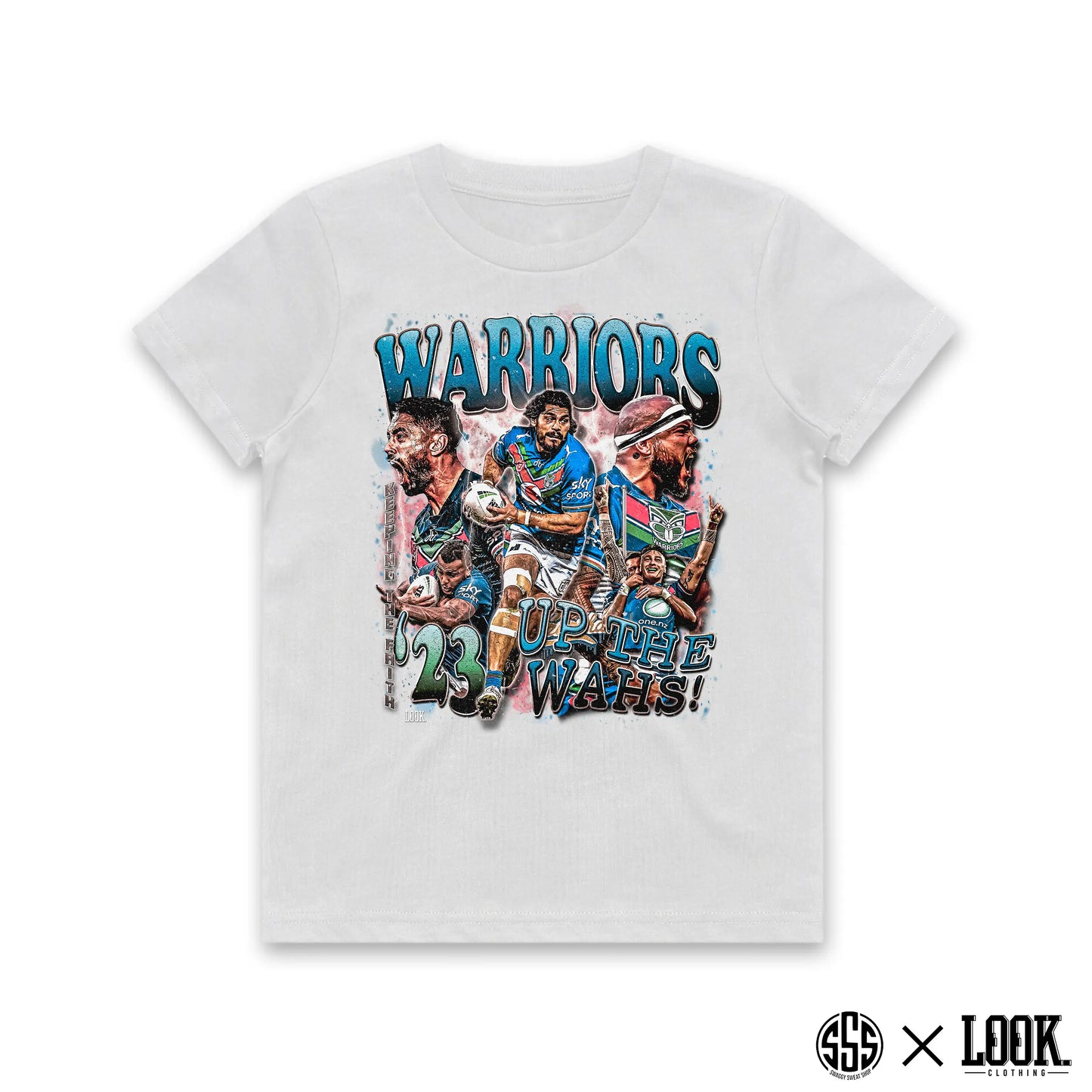 NZ Warriors - KIDS Graphic Tee x LOOK. STREET CULTURE CO