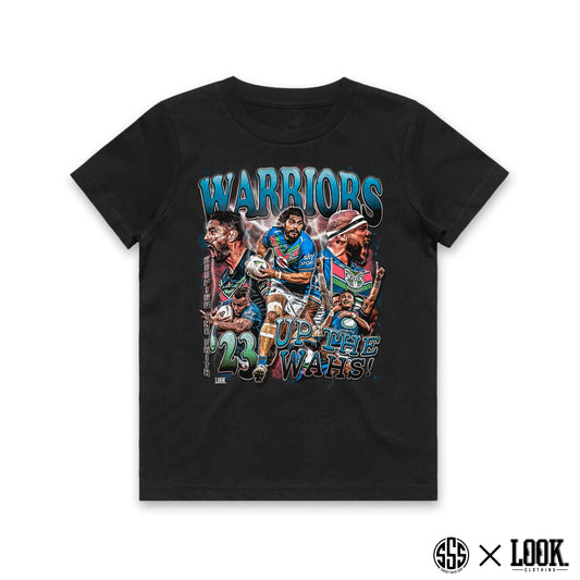 NZ Warriors - KIDS Graphic Tee x LOOK. STREET CULTURE CO