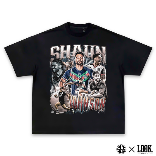 Shaun Johnson (NZ Warriors) - ADULTS Graphic Tee x LOOK.