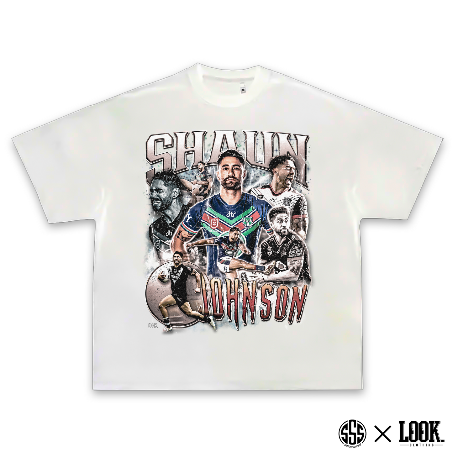 Shaun Johnson (NZ Warriors) - ADULTS Graphic Tee x LOOK.