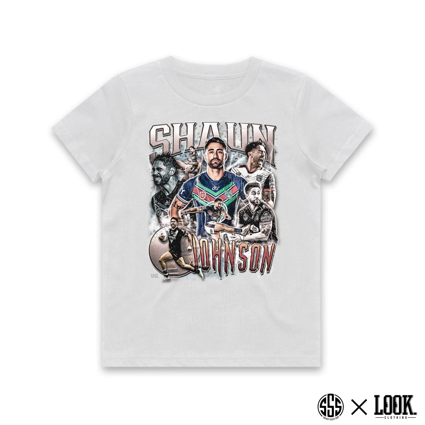Shaun Johnson (NZ Warriors) - KIDS Graphic Tee x LOOK. STREET CULTURE CO