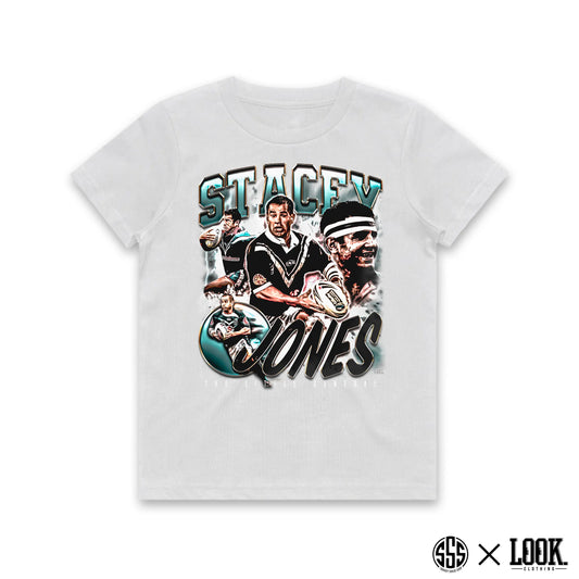 Stacey Jones (NZ Warriors) - KIDS Graphic Tee x LOOK. STREET CULTURE CO