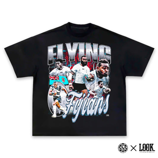 Flying Fijians 'RWC' - ADULTS Graphic Tee x LOOK. STREET CULTURE CO