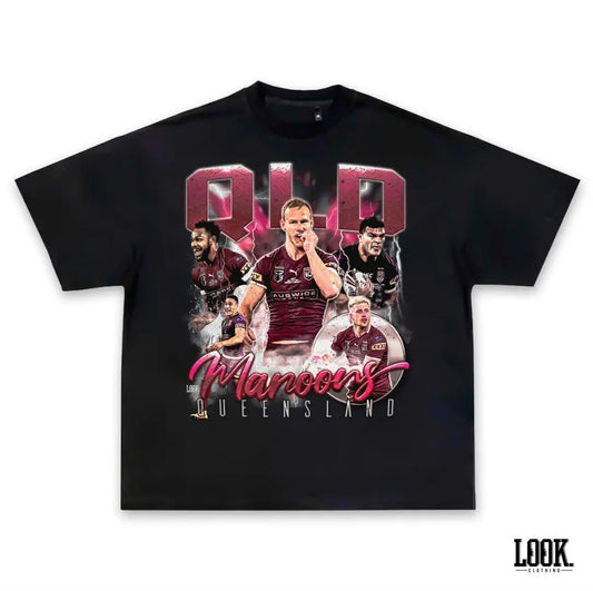 QLD MAROONS TEE STREET CULTURE CO