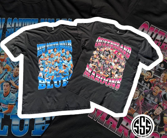 STATE OF ORIGIN VINTAGE TEES