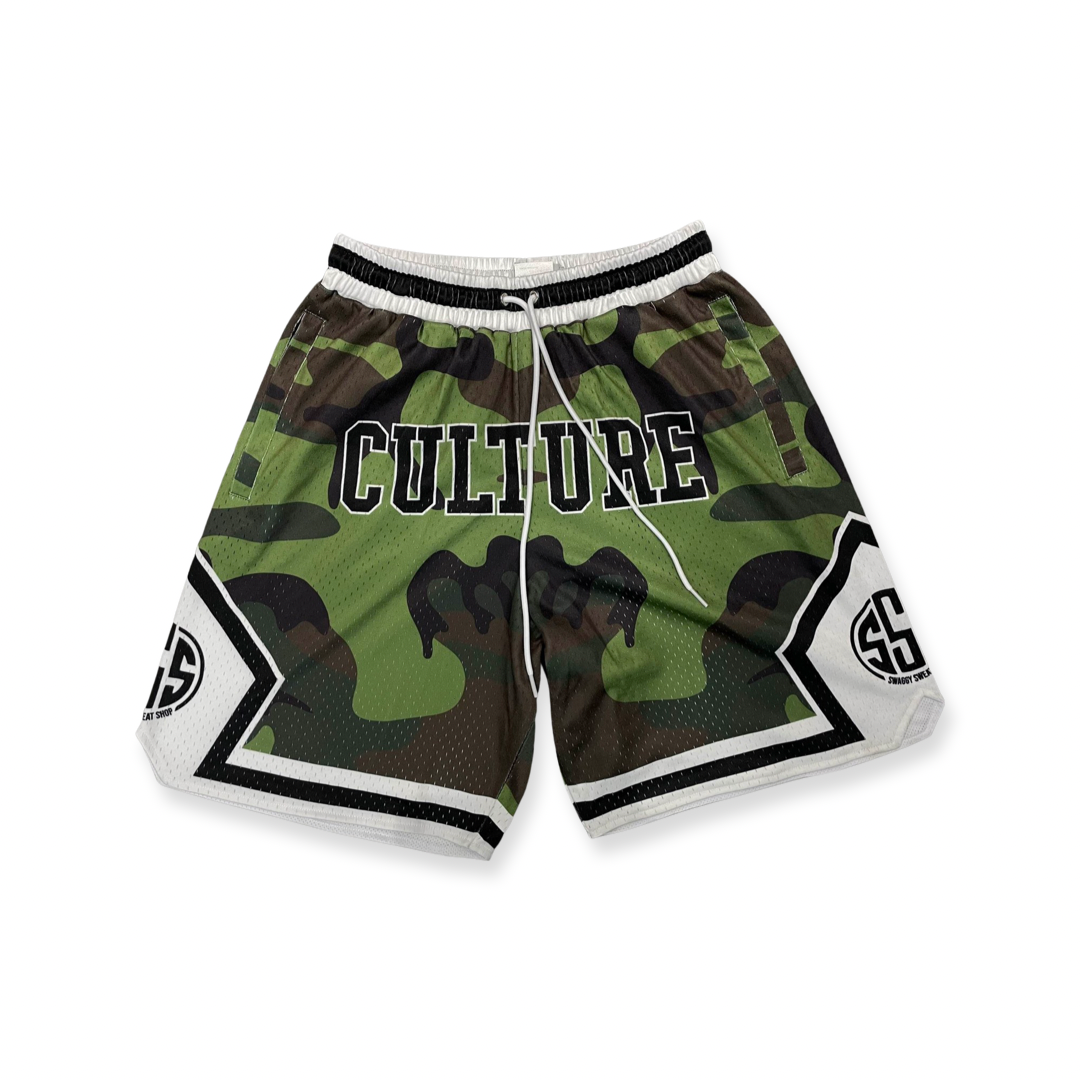 CULTURE CAMO SHORTS