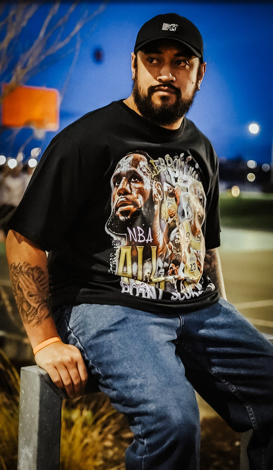 Lebron James 'All Time Scorer' NBA Graphic Tee