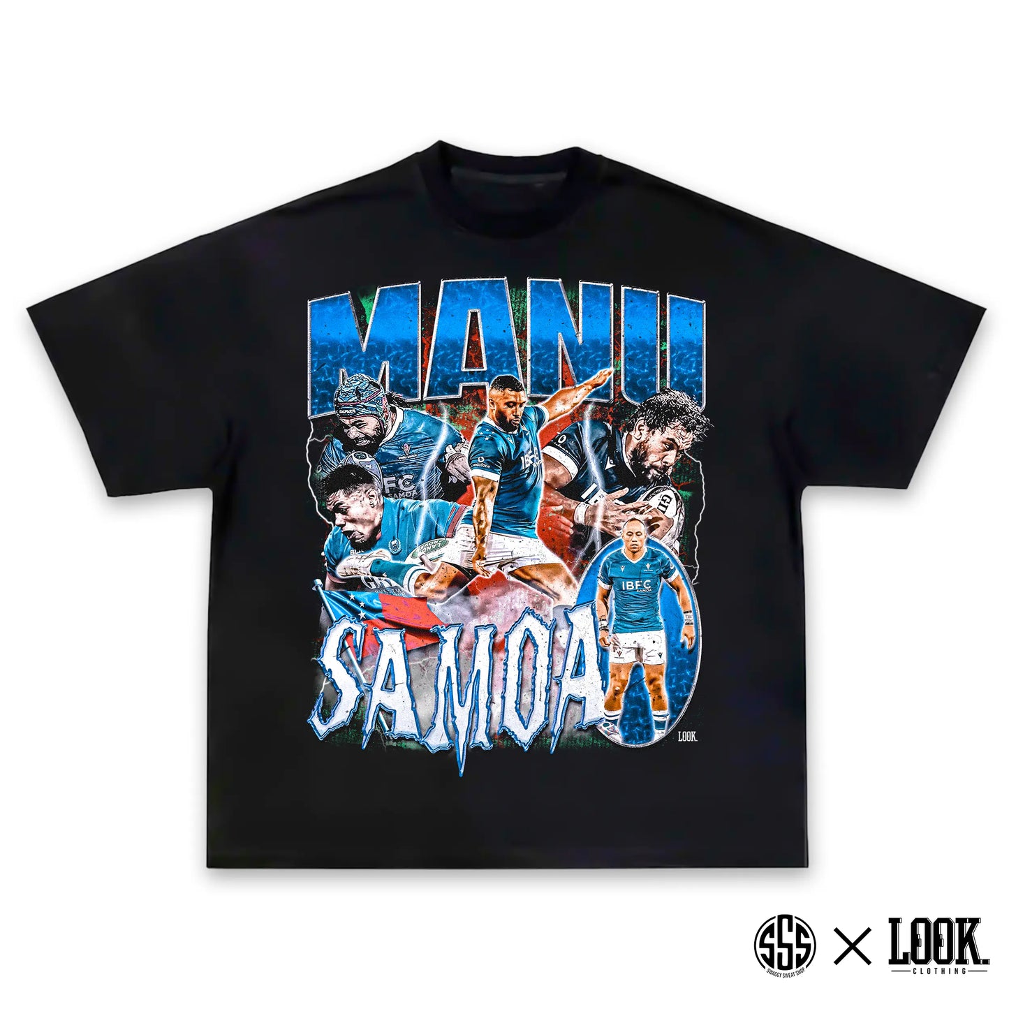 Manu Samoa 'RWC' - ADULTS Graphic Tee x LOOK. STREET CULTURE CO
