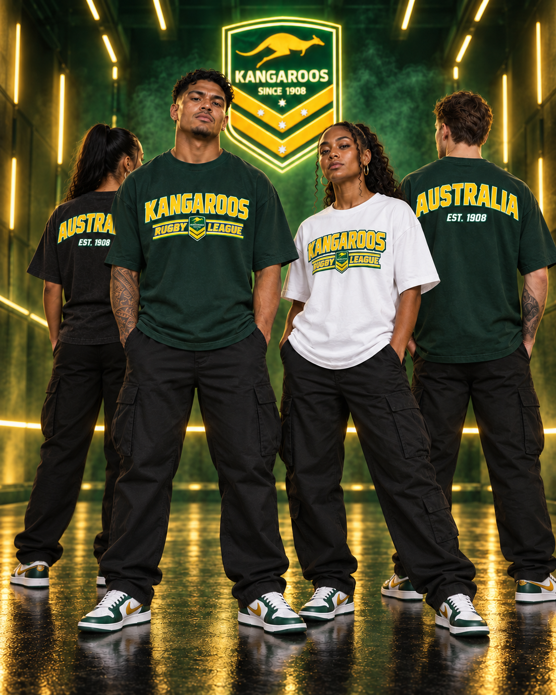 Australia Kangaroos Rugby League Tee ’26