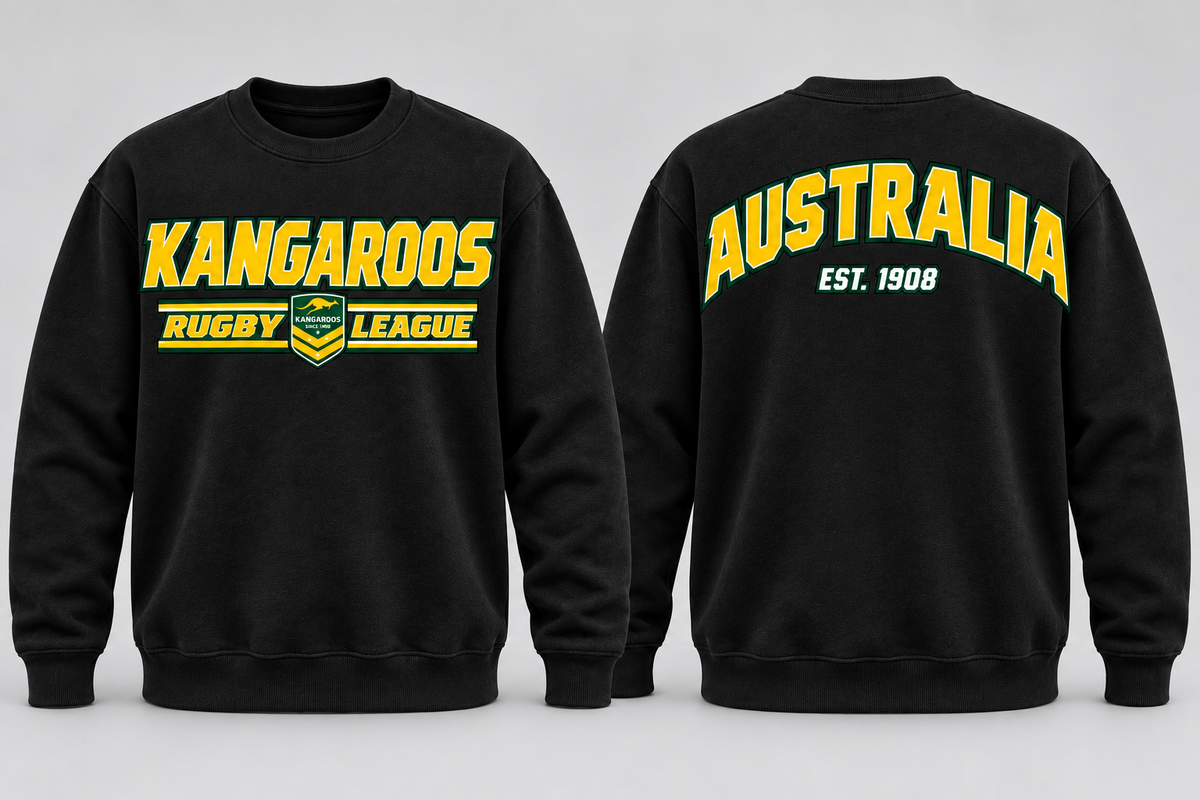 Australia Kangaroos Rugby League Crewneck ’26