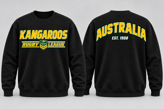 Australia Kangaroos Rugby League Crewneck ’26