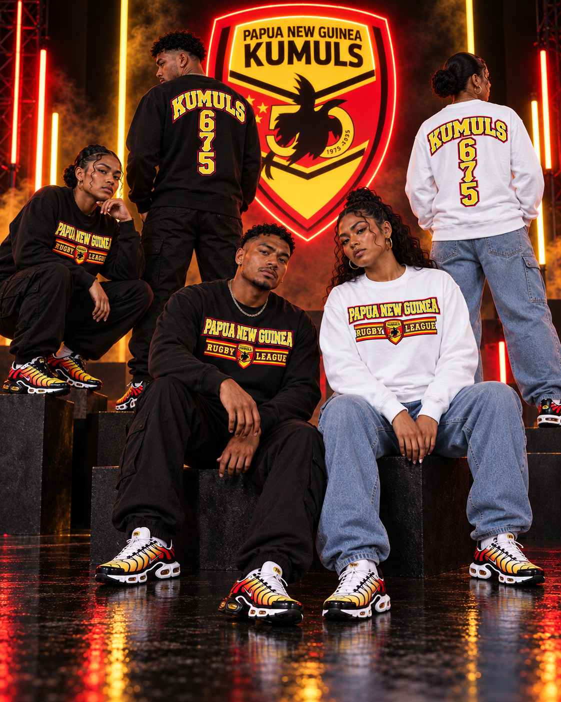 PNG Kumuls Rugby League Crewneck ’26