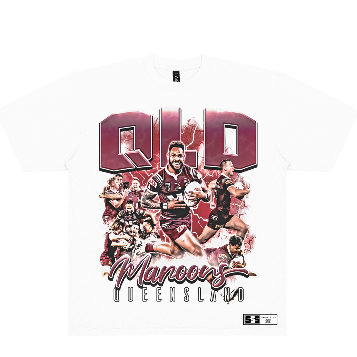 QLD HEAVYWEIGHT GRAPHIC TEE