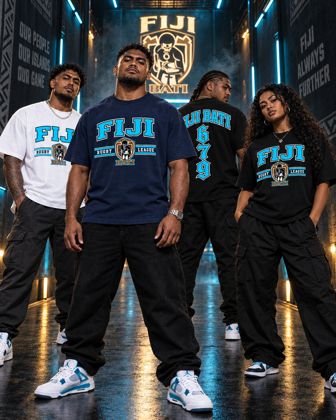 Fiji Bati Rugby League Tee 26