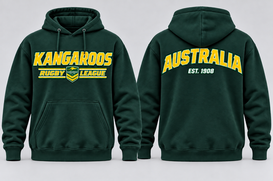 Australia Kangaroos Rugby League Hoodie ’26