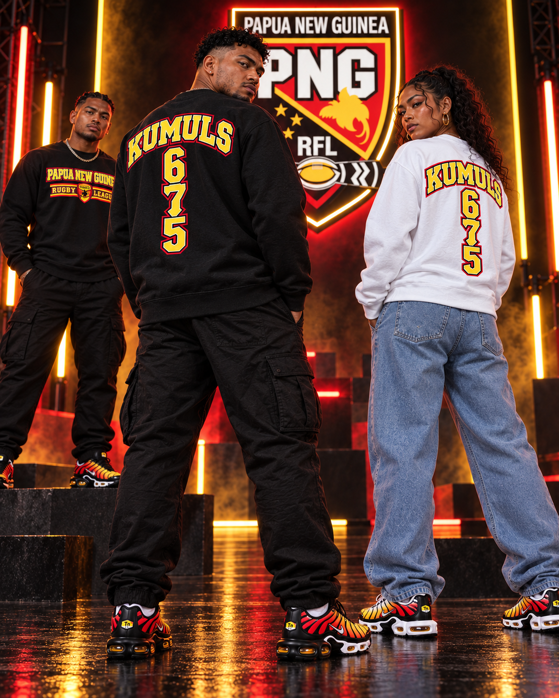 PNG Kumuls Rugby League Crewneck ’26