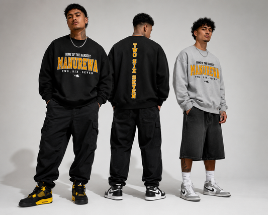 MANUREWA HARD 267 CREWNECK