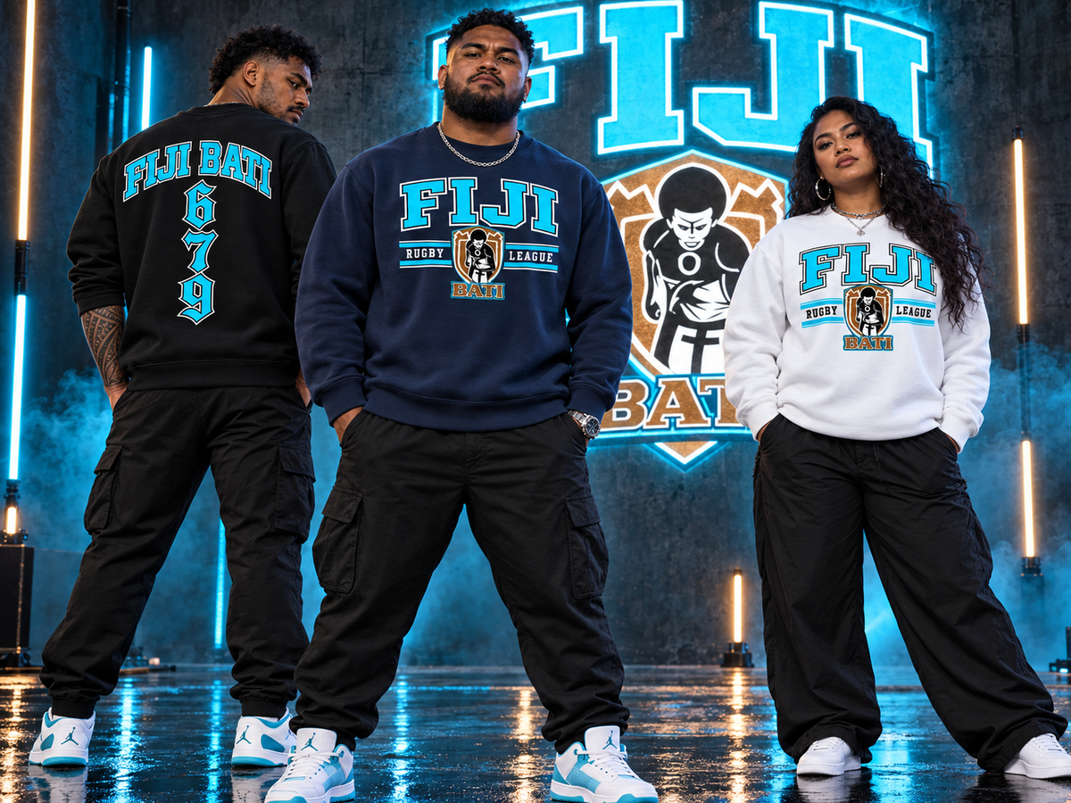 Fiji Bati Rugby League Crewneck ’26
