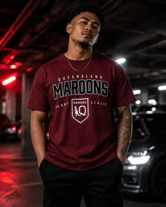 QLD MAROONS TEE 26 STREET CULTURE CO