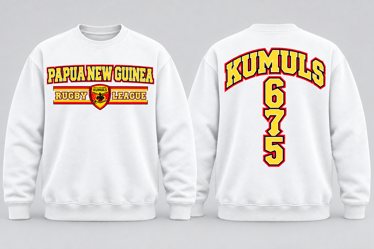 PNG Kumuls Rugby League Crewneck ’26