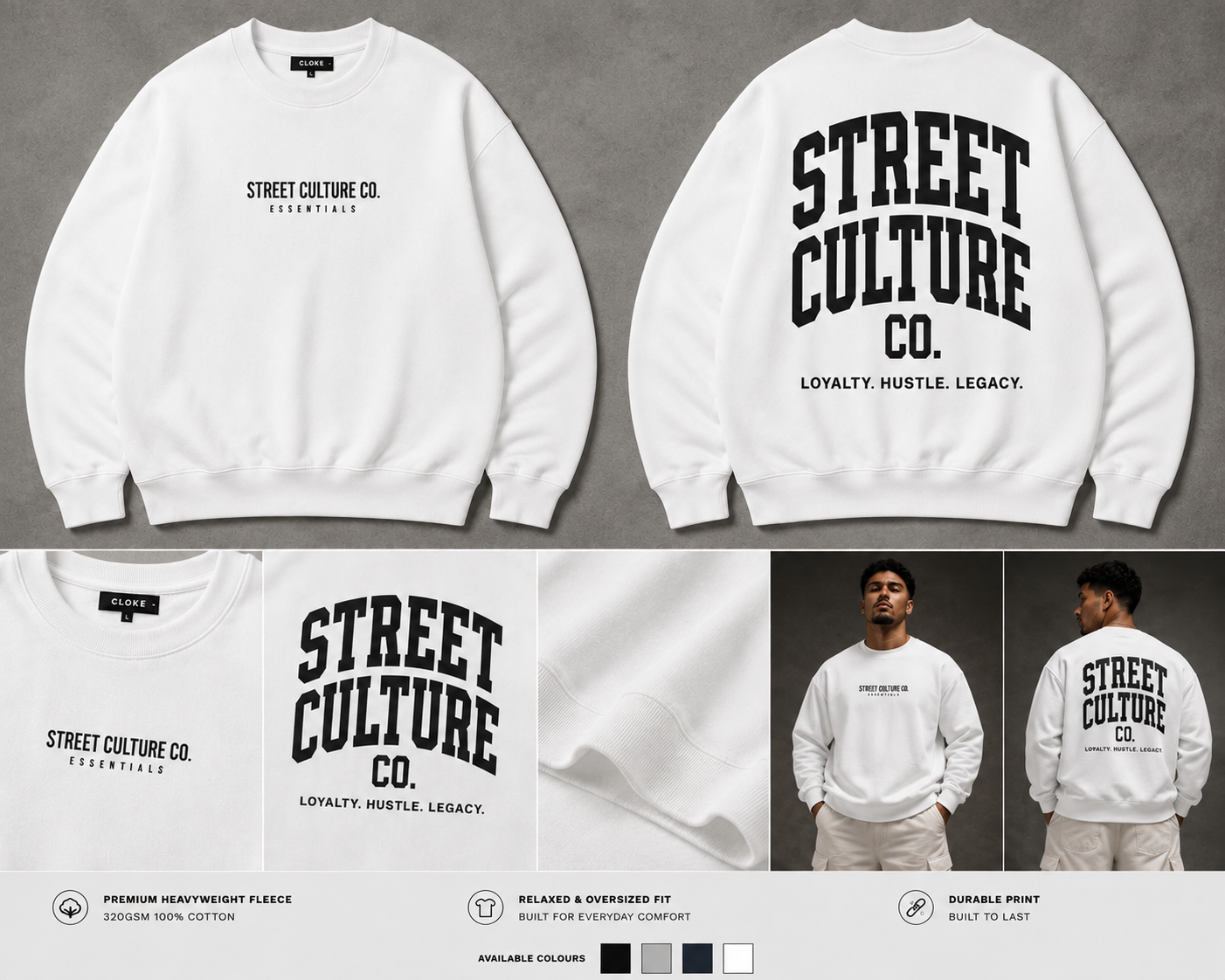 Street Culture Co. Essential Crewneck
