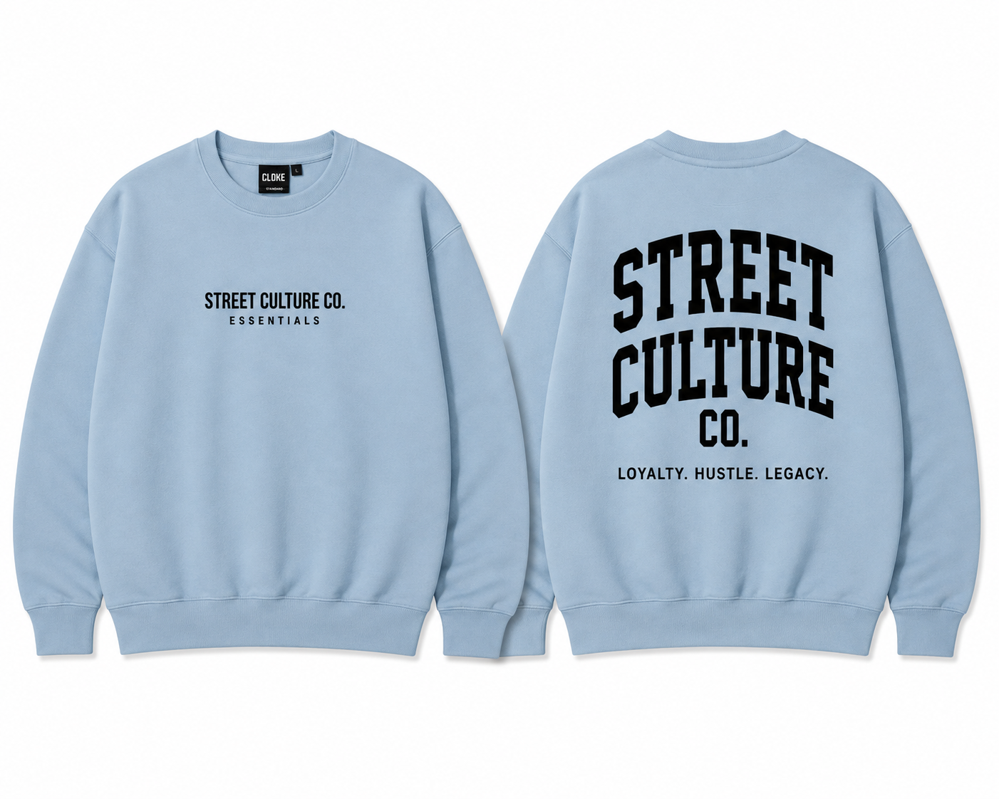 Street Culture Co. Essential Crewneck