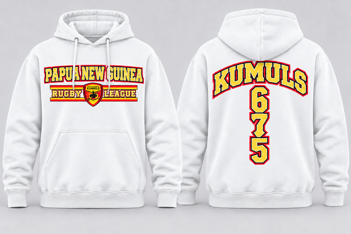 Papua New Guinea Kumuls 675 Rugby League Hoodie ’26