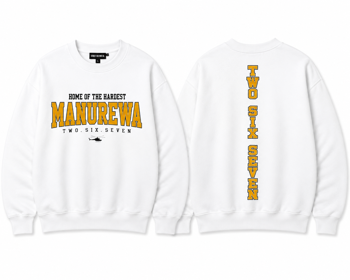 MANUREWA HARD 267 CREWNECK