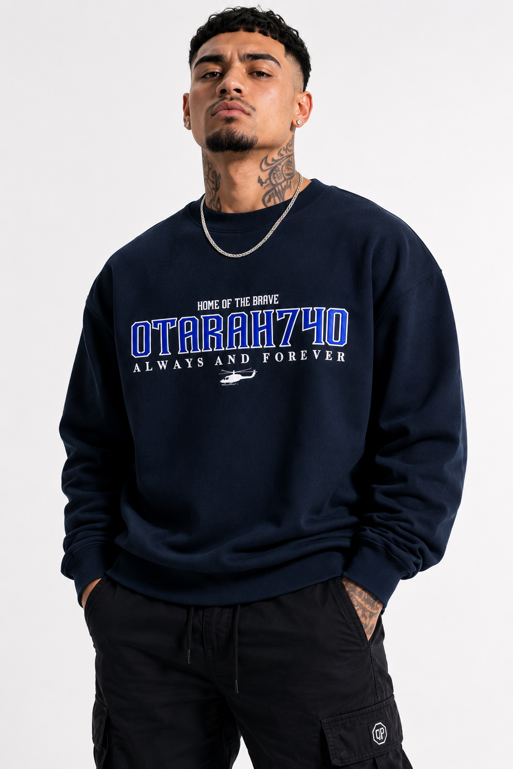 OTARA BLUE 274 CREWNECK
