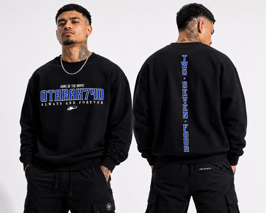 OTARA BLUE 274 CREWNECK