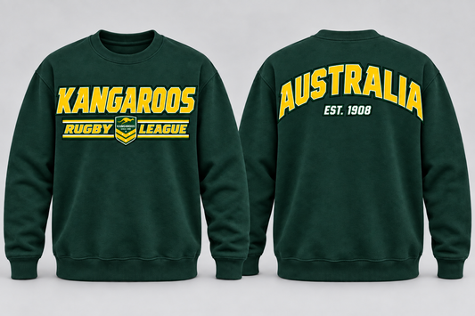 Australia Kangaroos Rugby League Crewneck ’26